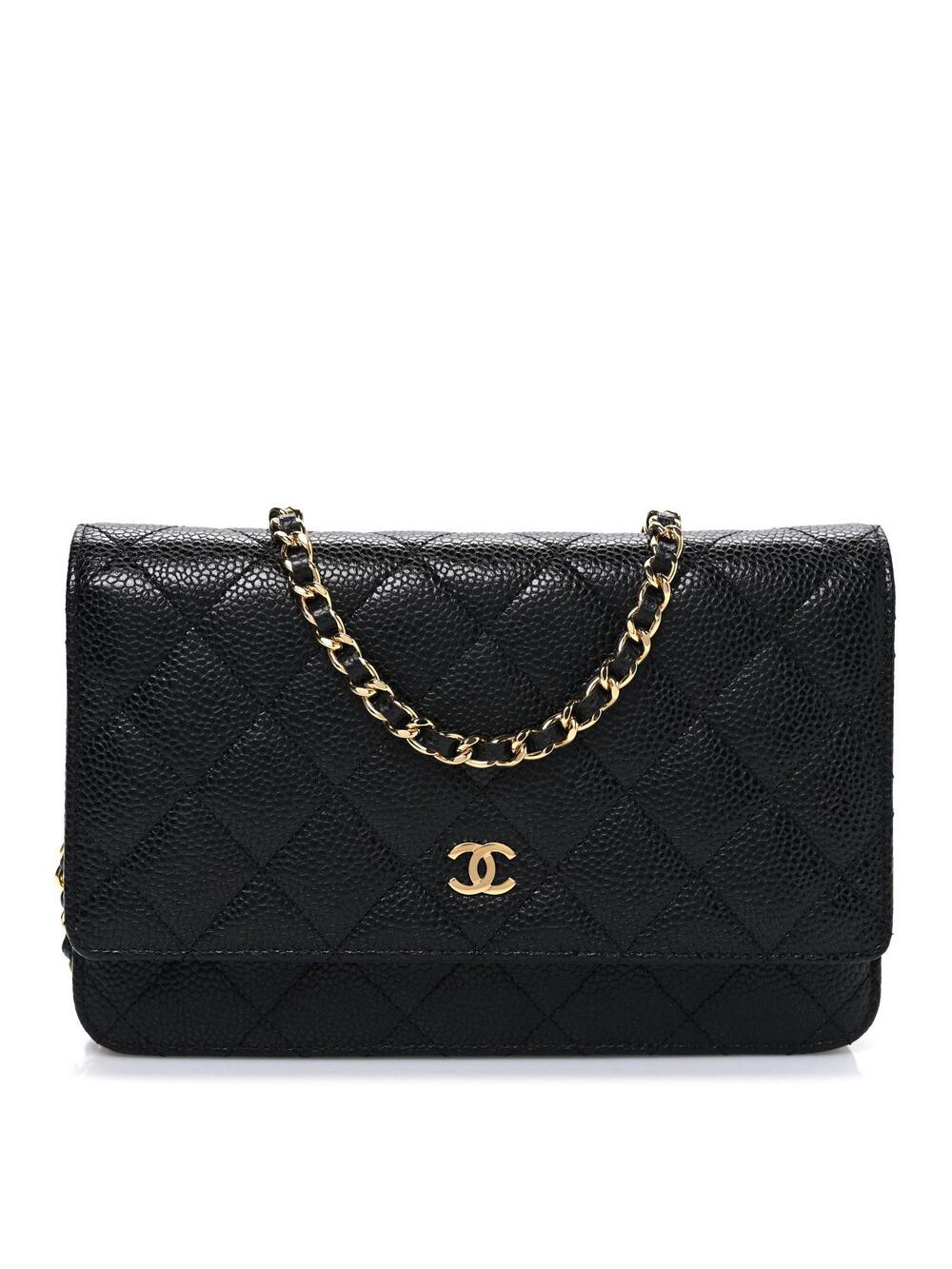 Chanel Caviar Quilted Wallet On Chain #290295C32B